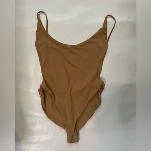 ** SUMMER bundle- two one piece low back swimsuits with a swimsuit skirt cover